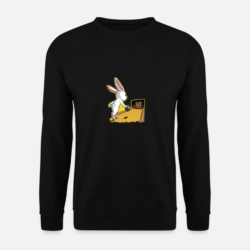 Ich liebe Kegeln Bowling Ostern Geschenk - Unisex Pullover - Schwarz
