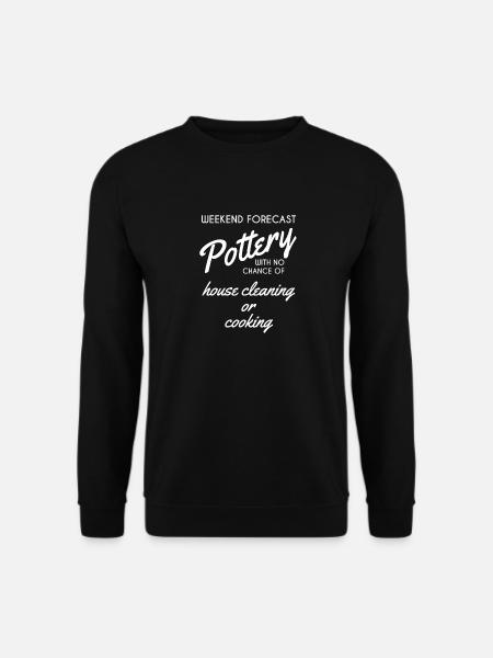 Töpferei - Töpfern - Töpferin - Töpfer - Geschenk - Unisex Pullover - Schwarz