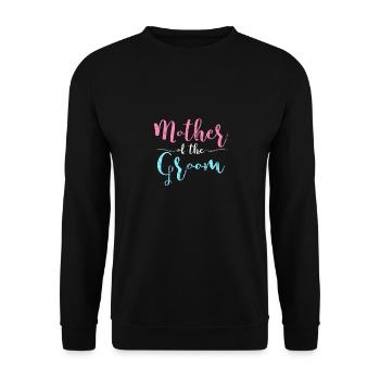 Mother of the groom wedding bachelorette mum - Unisex Sweatshirt - black - Front - Alina (178cm) & Michal (187cm)