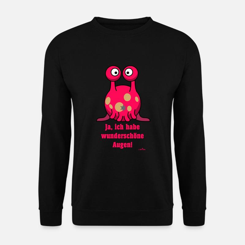 Wunderschöne Augen - Unisex Pullover - Schwarz