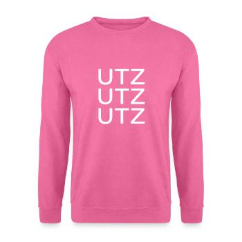 UTZ Spruch Techno Rave Festival Geschenk - Unisex Pullover - Pink - Vorne