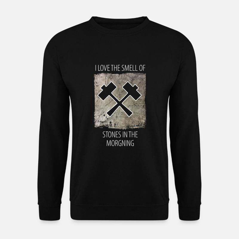 Stonemason Stone Sculptor Saying - Unisex Sweatshirt - black