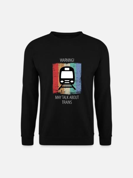 Train Chemin De Fer Cheminot Travailleurs Trains Conducteur De Train - Sweat-shirt Unisexe - noir
