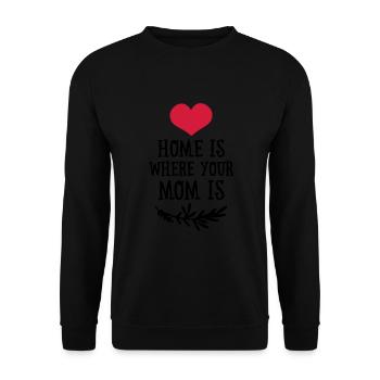 Mother's Day, gift, idea, mother's day, children - Unisex Sweatshirt - black - Front - Alina (178cm) & Michal (187cm)