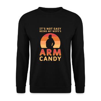 Bras Candy Mari - Sweat-shirt Unisexe - noir - Devant - Alina (178cm) & Michal (187cm)