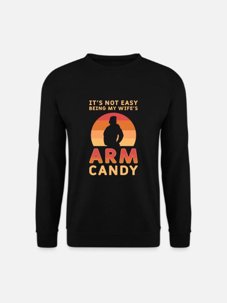 Arm Candy Husband - Unisex Sweatshirt - black