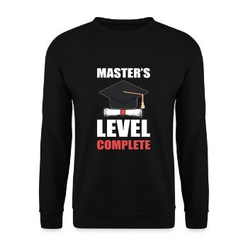 Master's Degree Graduation Ceremony - Unisex Sweatshirt - black - Front - Alina (178cm) & Michal (187cm)