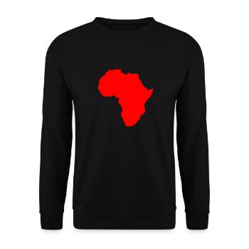 Africa - Sweat-shirt Unisexe - noir - Devant - Alina (178cm) & Michal (187cm)
