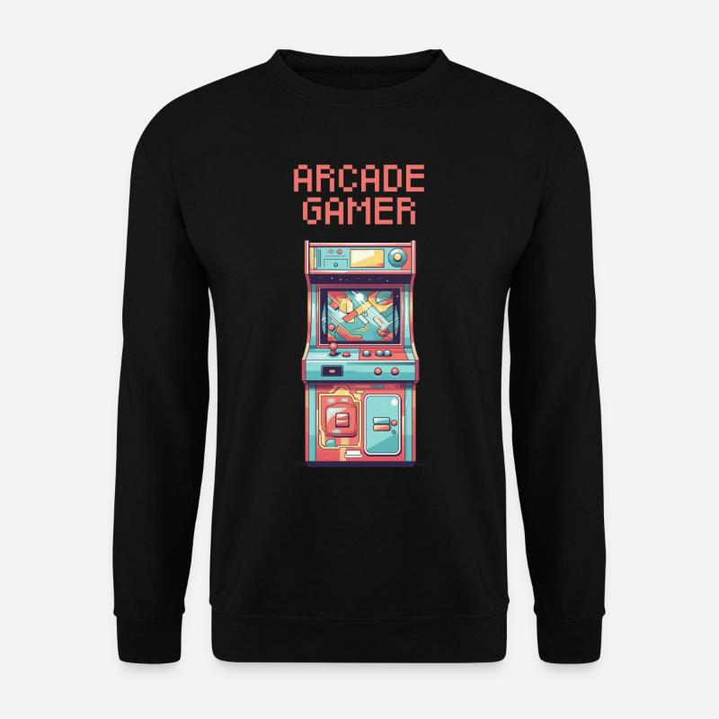 Arcade Gamer - light - Unisex Sweatshirt - black