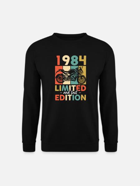1984 - Limitierte und schnelle Auflage - 1984 Geburtstag - Unisex Pullover - Schwarz