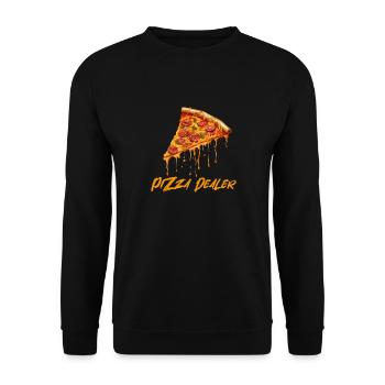 Pizzaïolo - Sweat-shirt Unisexe - noir - Devant - Alina (178cm) & Michal (187cm)
