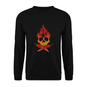 Chili - Unisex Pullover - Schwarz - Vorne - Alina (178cm) & Michal (187cm)