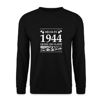 Récolte 1944 - Sweat-shirt Unisexe - noir - Devant - Alina (178cm) & Michal (187cm)