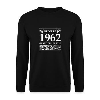 Récolte 1962 - Sweat-shirt Unisexe - noir - Devant - Alina (178cm) & Michal (187cm)