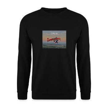 YAK54 SUNSET - Unisex Pullover - Schwarz - Vorne - Alina (178cm) & Michal (187cm)