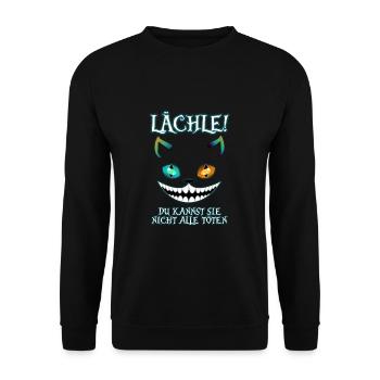 Souriez, vous ne pouvez pas tous les tuer - Sweat-shirt Unisexe - noir - Devant - Alina (178cm) & Michal (187cm)