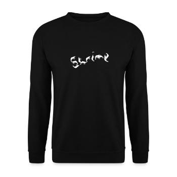 Shrimp-Shirt - Unisex Pullover - Schwarz - Vorne - Alina (178cm) & Michal (187cm)