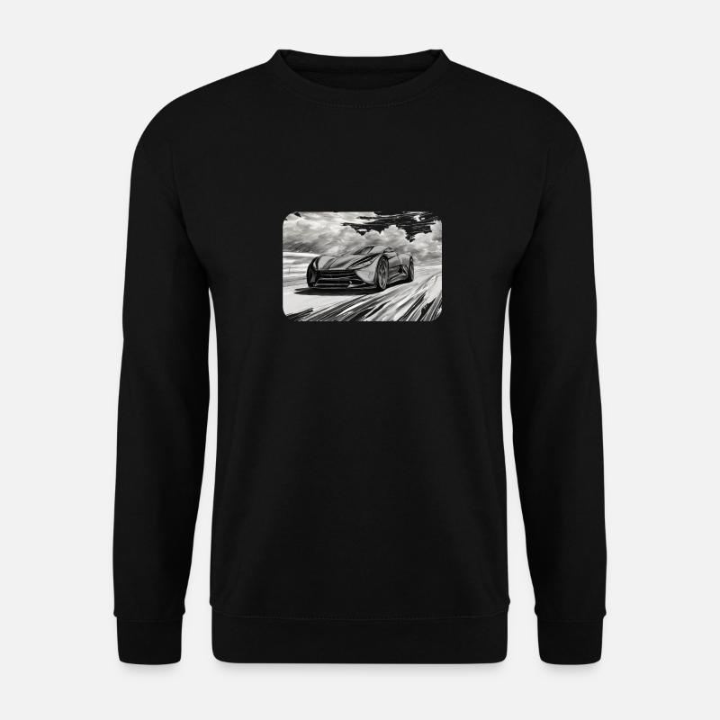 Sportwagen adrenalin - Unisex Pullover - Schwarz