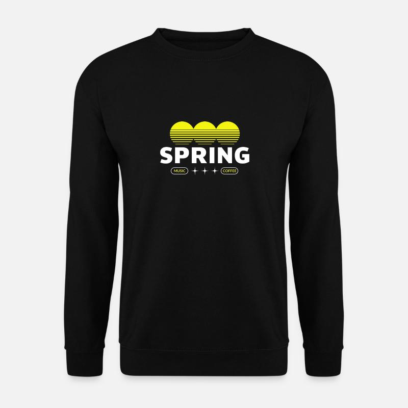 Spring music coffee - Unisex Sweatshirt - black