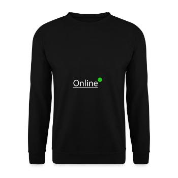 Internet - Unisex Sweatshirt - black - Front - Alina (178cm) & Michal (187cm)