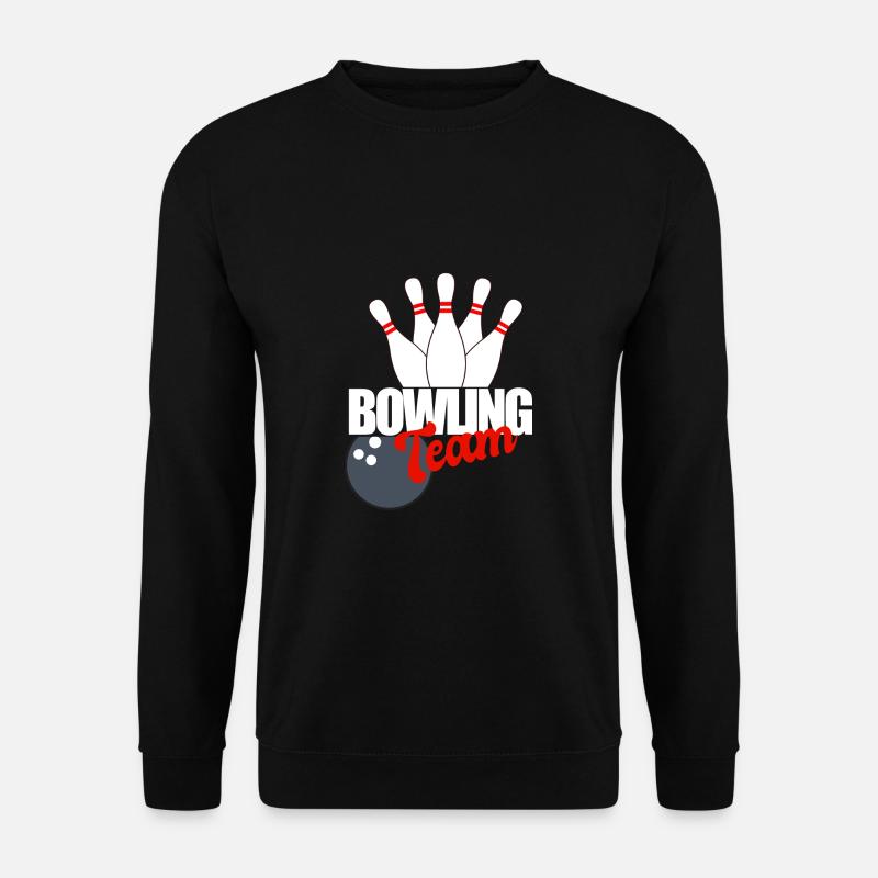 BOWLING TEAM - Unisex Pullover - Schwarz