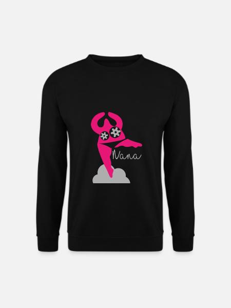 NaNa pink - Unisex Pullover - Schwarz