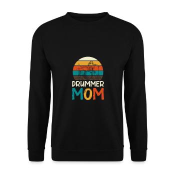 Drummer Drums Music Band Drums Drum - Unisex Sweatshirt - black - Front - Alina (178cm) & Michal (187cm)