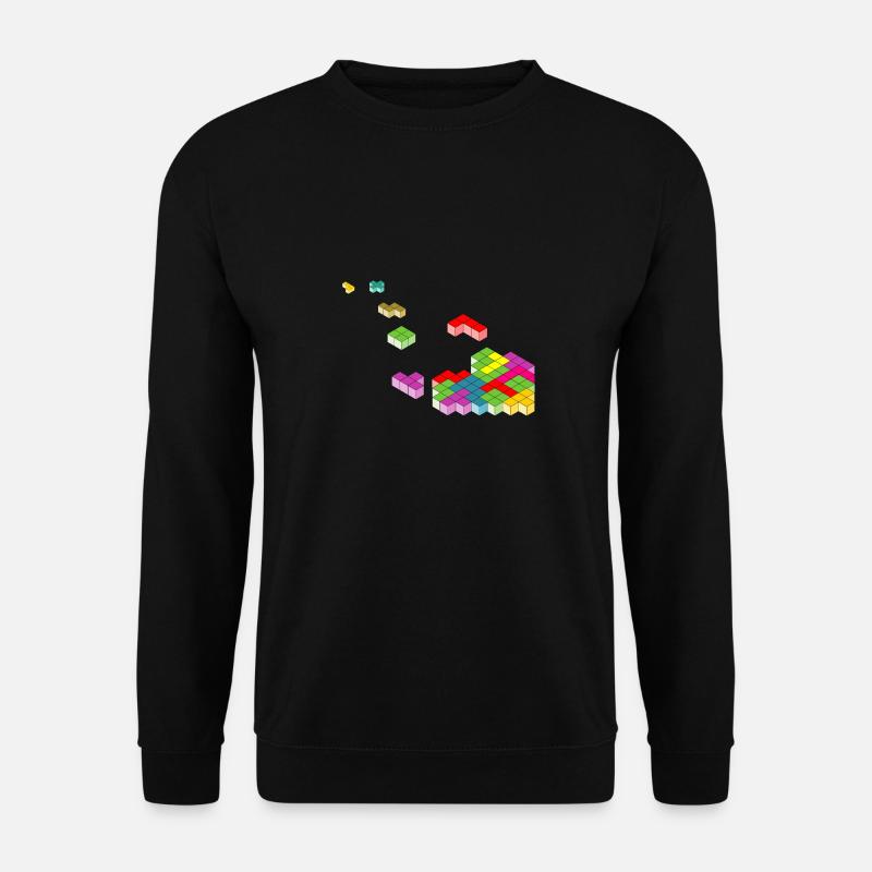 Ziegelsteine - Unisex Pullover - Schwarz