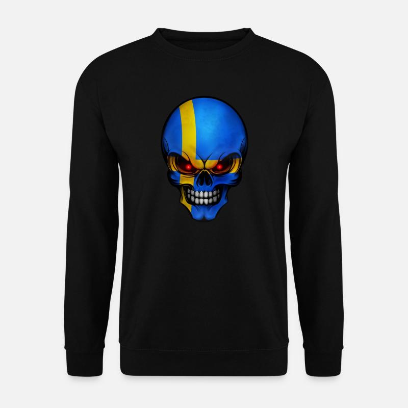 Totenkopf Schweden - Unisex Pullover - Schwarz