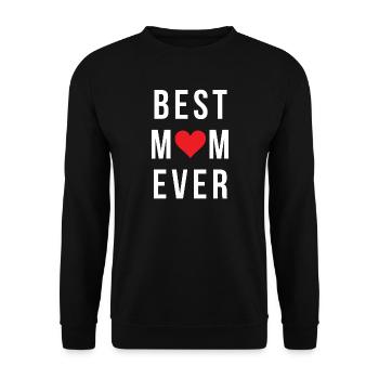 Best Mom Ever - Sweat-shirt Unisexe - noir - Devant - Alina (178cm) & Michal (187cm)