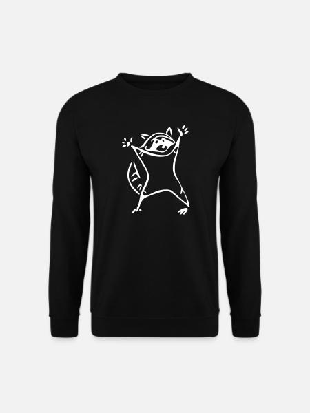 Raccoon - raccoon - Unisex Sweatshirt - black