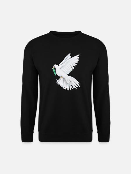 Friedenstaube Friedenssymbol - Sonja Ariel - Unisex Pullover - Schwarz