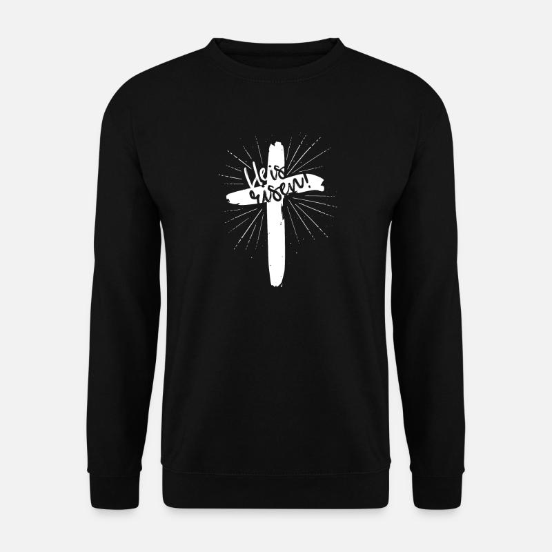 He is risen - Unisex Pullover - Schwarz