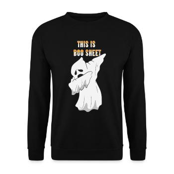 Ghost - This is Boo Sheet, dab, dabbing - Sweat-shirt Unisexe - noir - Devant - Alina (178cm) & Michal (187cm)