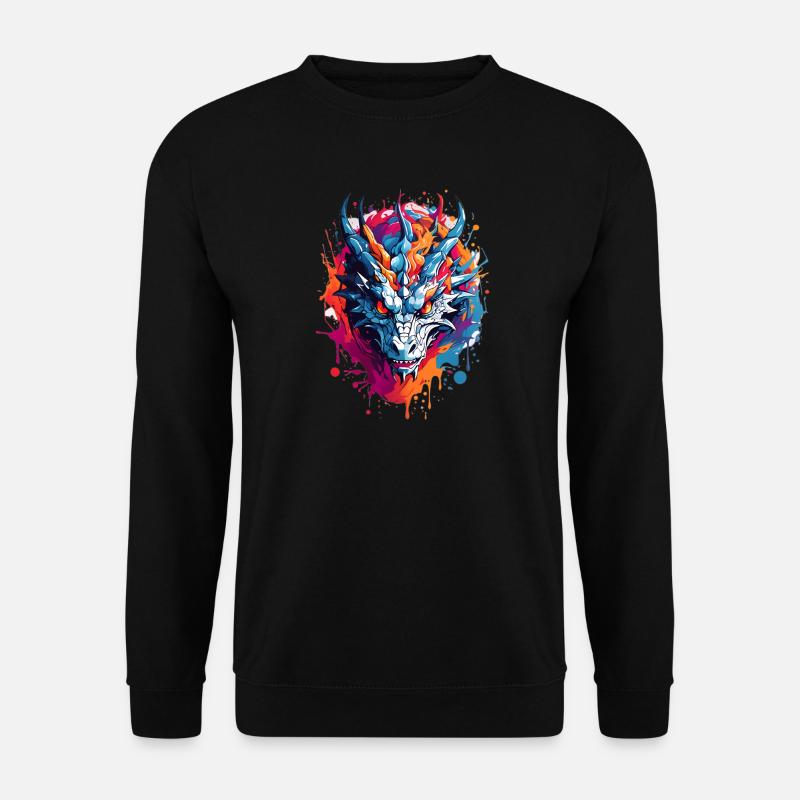 Cool Dragon - Unisex Sweatshirt - black