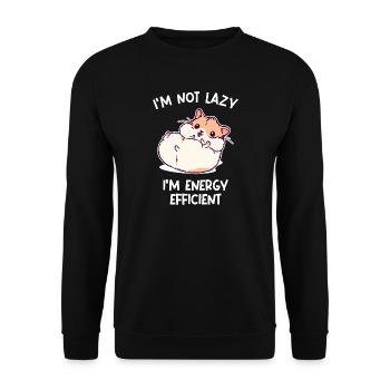 Jouet en peluche pour hamster animal de compagnie déclaration - Sweat-shirt Unisexe - noir - Devant - Alina (178cm) & Michal (187cm)