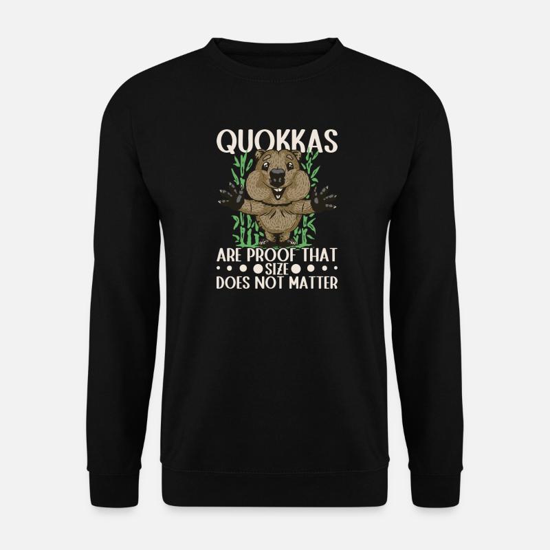 Quokkas sind der Beweis - Unisex Pullover - Schwarz
