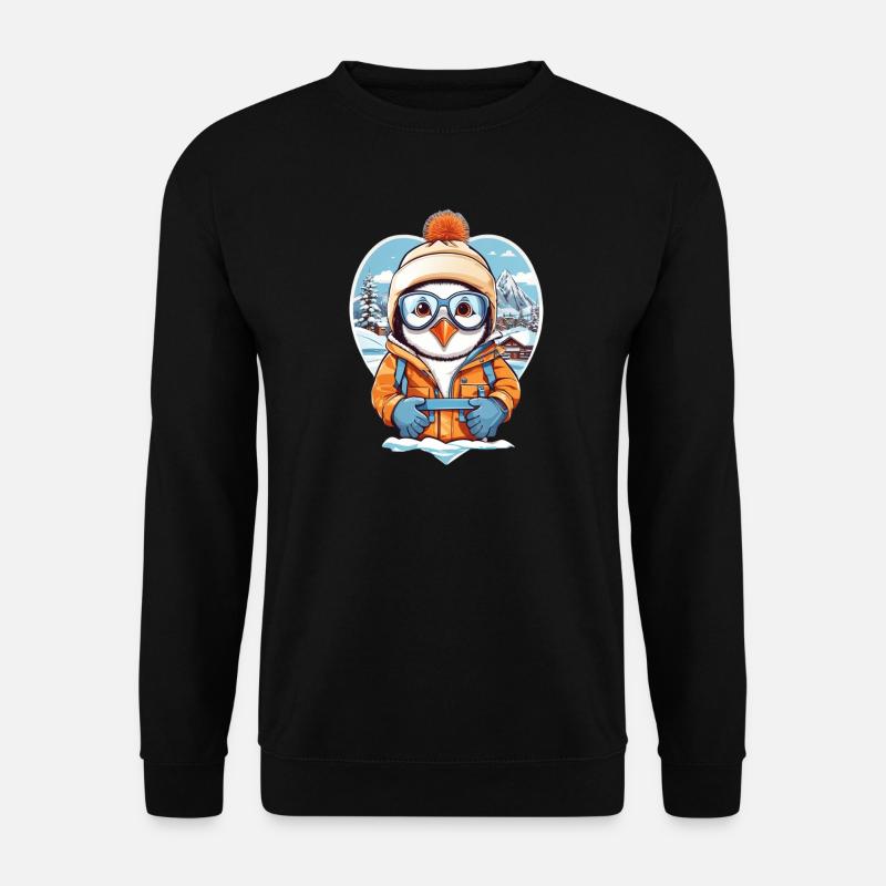 Cute Penguin - Unisex Sweatshirt - black