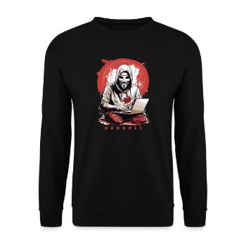 Pirate anonyme - Sweat-shirt Unisexe - noir - Devant - Alina (178cm) & Michal (187cm)