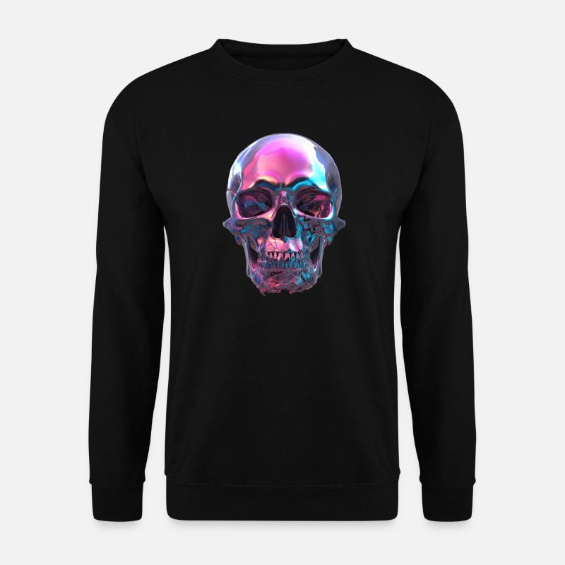 chromatischer Schädel - Unisex Pullover - Schwarz