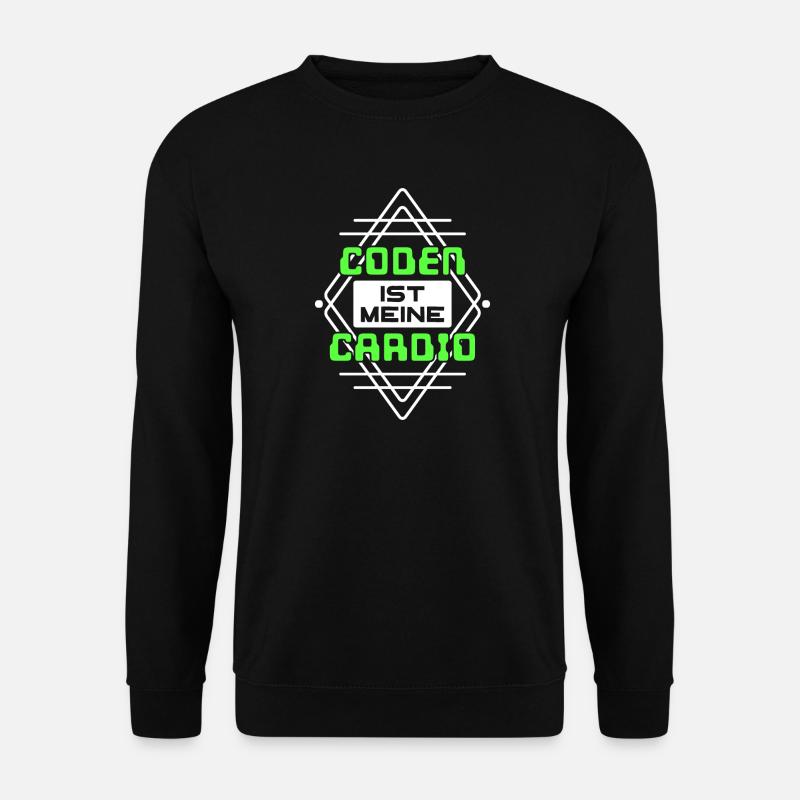 Coden Statement Developer Computerfreak Scripting - Unisex Sweatshirt - black