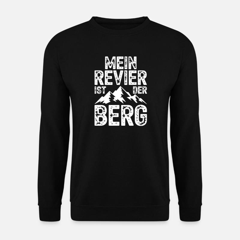 My territory is the mountain - Unisex Sweatshirt - black