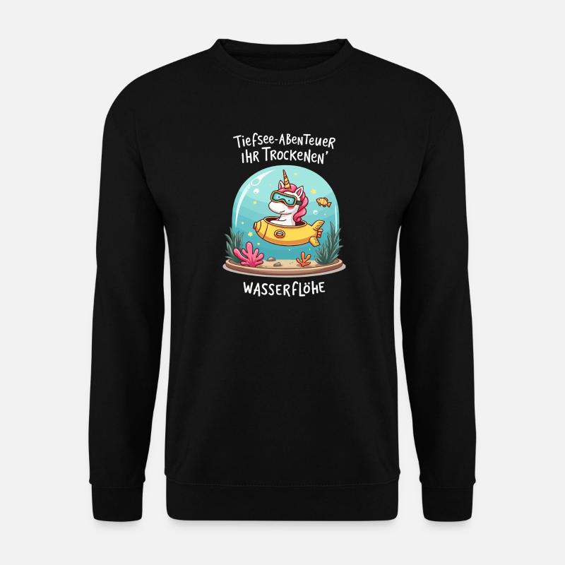 Unicorn Aquarium - Unisex Sweatshirt - black