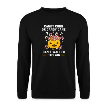 Révélation du sexe Halloween - Sweat-shirt Unisexe - noir - Devant - Alina (178cm) & Michal (187cm)