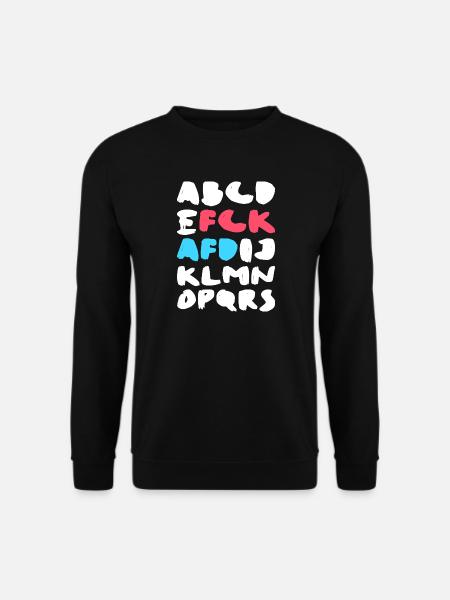 FCK AFD | Political Statement Design - Unisex Sweatshirt - black