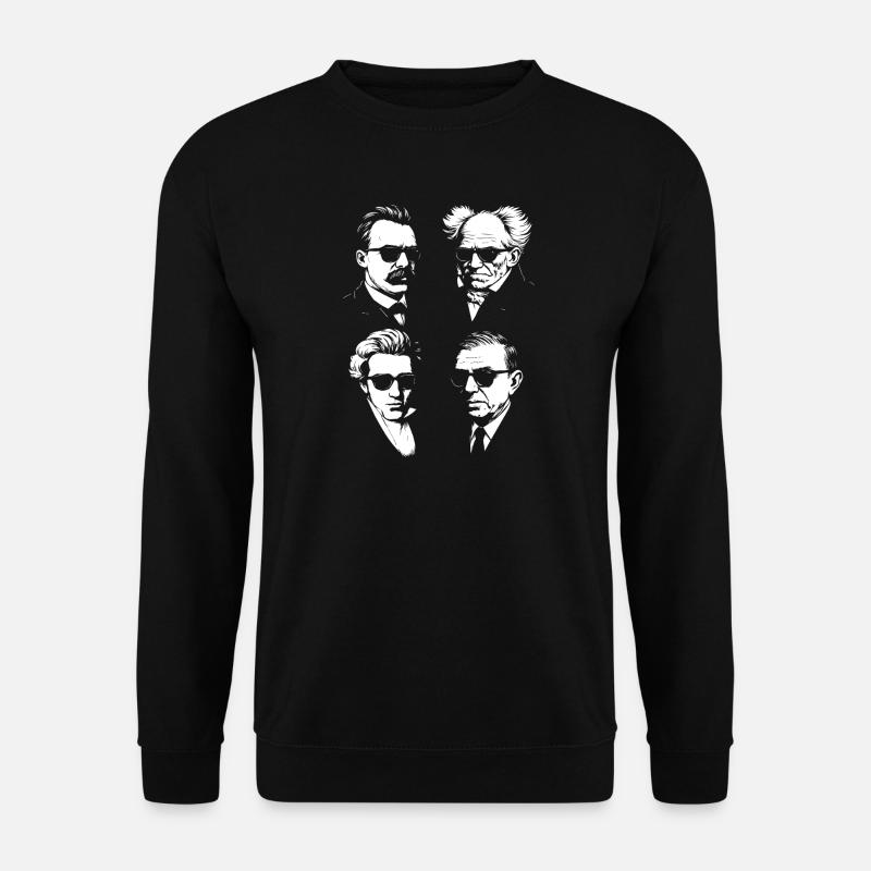 Existentialism philosophy design - Unisex Sweatshirt - black