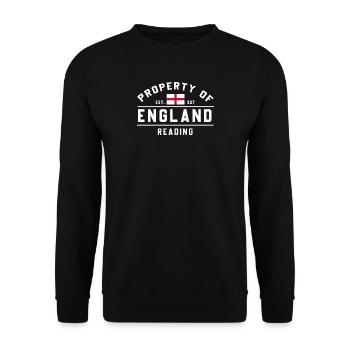Angleterre Reading Crest - Sweat-shirt Unisexe - noir - Devant - Alina (178cm) & Michal (187cm)