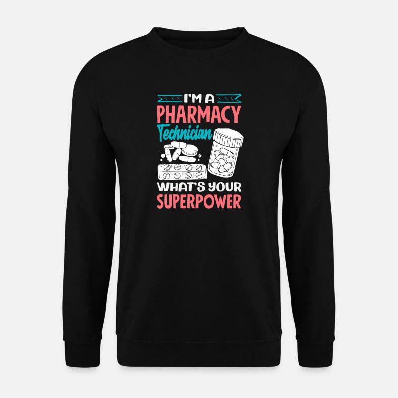 Pharmacien Technicien Pharmaceutique - Sweat-shirt Unisexe - noir