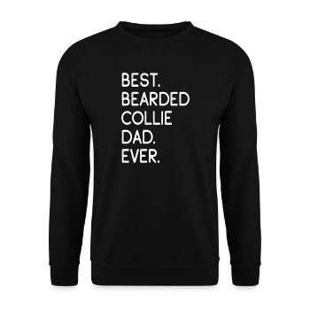 Collie barbu - Sweat-shirt Unisexe - noir - Devant - Alina (178cm) & Michal (187cm)