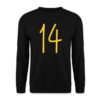 14 - Sweat-shirt Unisexe - noir - Devant - Alina (178cm) & Michal (187cm)